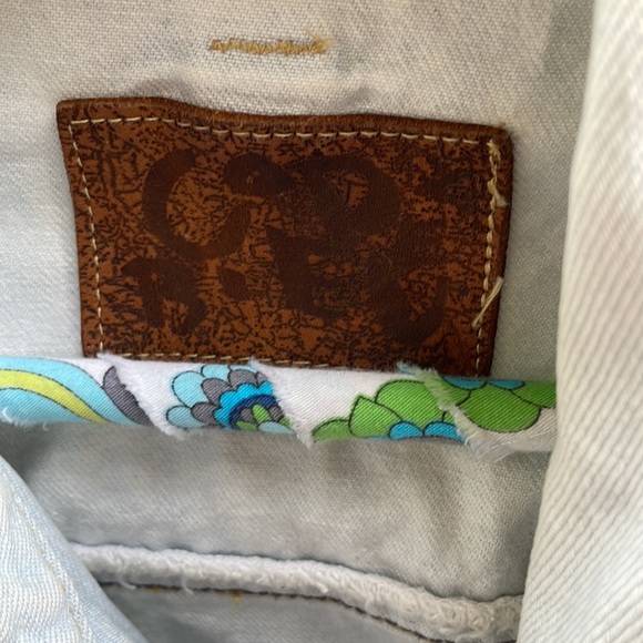 Code bleu vintage denim jean jacket M made in Japan 🇯🇵 roomy - Picture 2 of 6